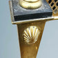 George III Style Wrought Iron and Brass Fire Basket