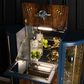 Art Deco Style Cocktail Cabinet/ Display Cabinet