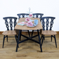 Ercol table & chairs - leaves down 3