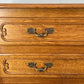 Chest of Drawers Vintage French Louis Oak with 3 Drawers Carved Cabinet LOT 4468