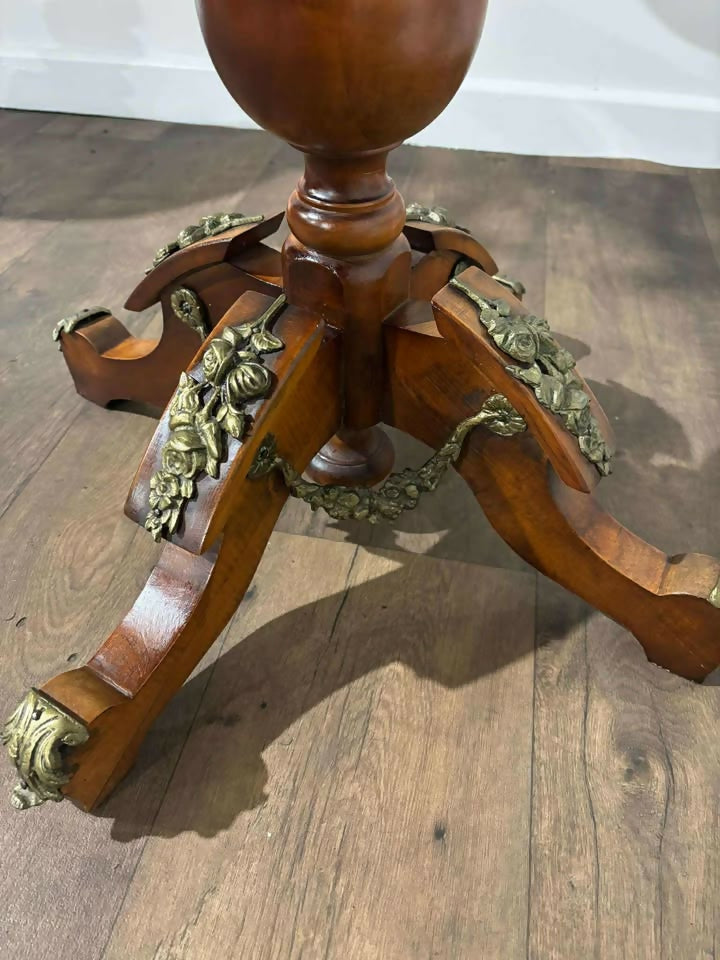 Reproduction Baroque Style Centre Table With Marble top