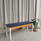 Vintage Mid Century Post Modern Modernist Hallway Dining Bench Seat Chair Retro R833