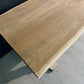 French Bleached Oak Farmhouse Dining Table