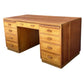 Mid century Teak vintage pedestal desk Oxford University