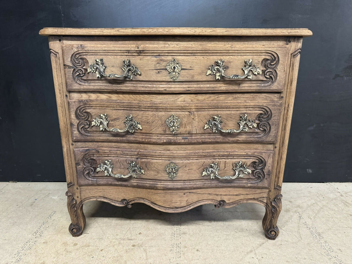 French Bleached Oak Chest of Drawers