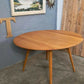 ERCOL Drop Leaf Dining Table ~ Round table ~ Mid Century ~ Vintage ~ Restored ~ Delivery available