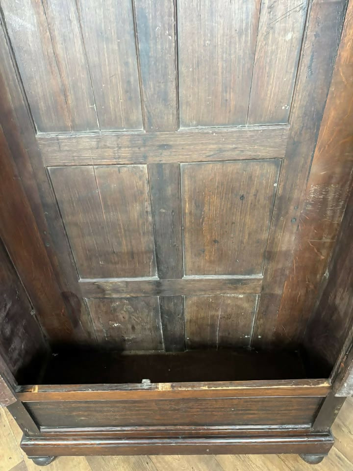 Georgian Oak Two Door Livery Cupboard