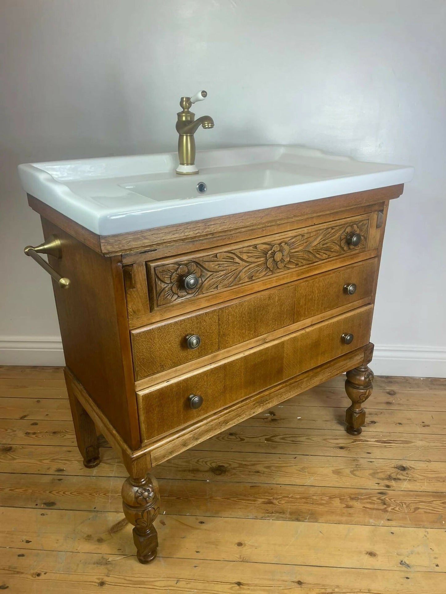 Bathroom Vanity Unit Made to Order Vanity Unit Custom Made Bathroom Furniture Antique Traditional Bathroom Washstand Basin Unit