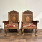 Kashmir Decoratively Carved Armchairs7y
