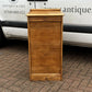 Light Oak Set Of 9 Filing Drawers With Tambour Rolling Front, With Key