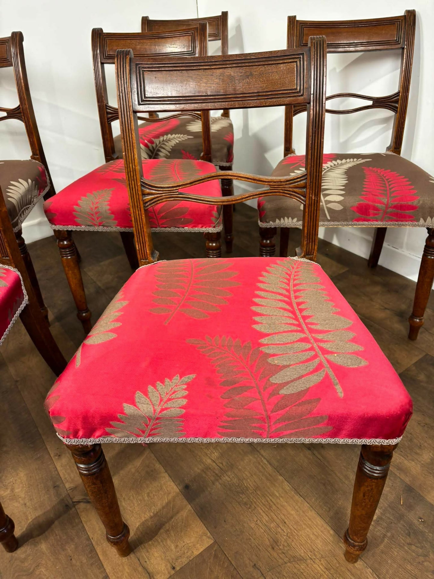 Set of Six 19th Century Mahogany Dining Chairs