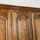 Wardrobe Vintage French Style Five Door Carved Large Storage Armoire LOT 4987