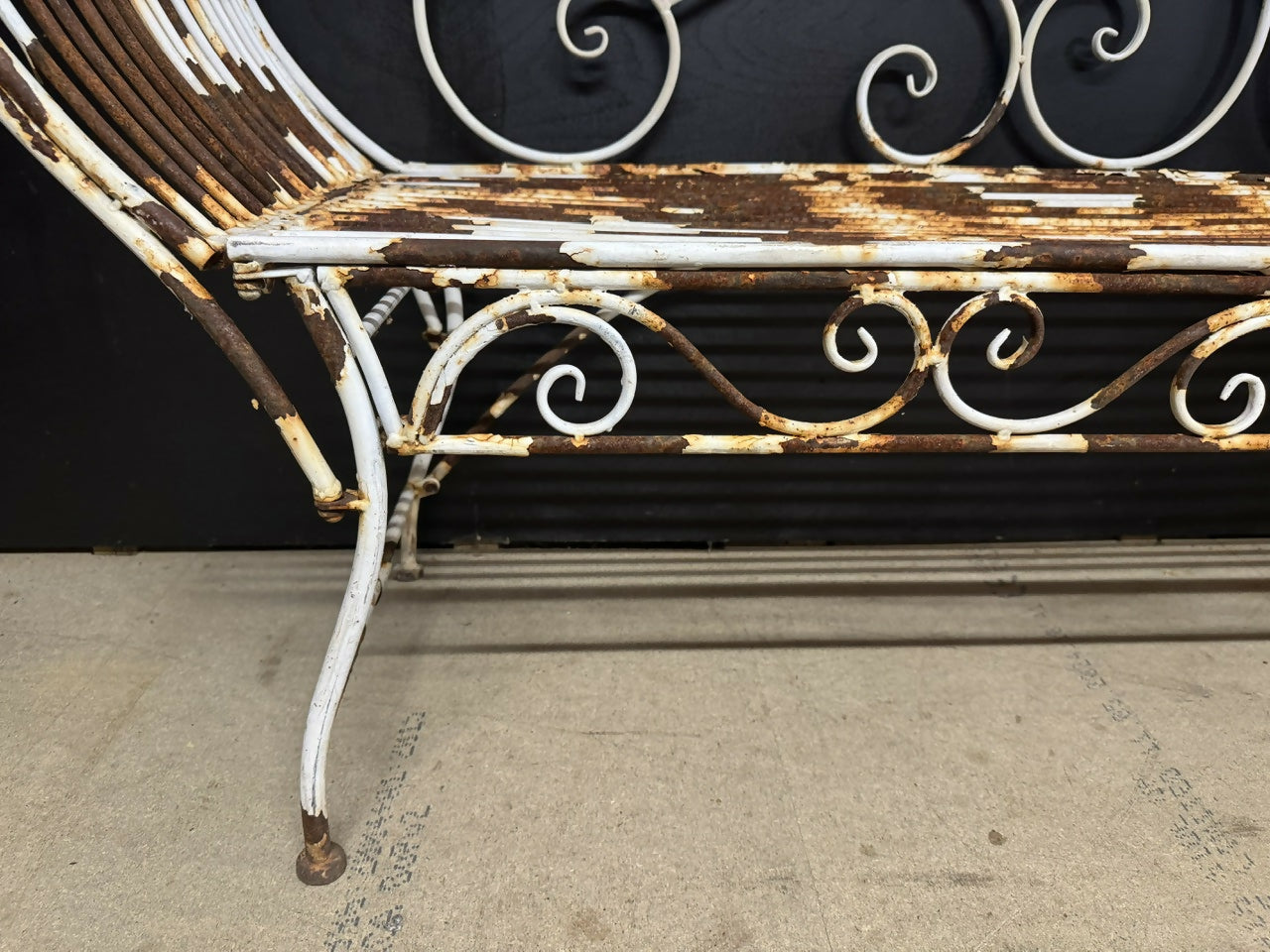 French Decorative Garden Bench