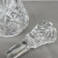 Carafe Set Vintage Style Crystal Cut 6 Shot Glasses and Tray LOT 6436