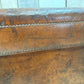 Antique solid leather military field boot trunk