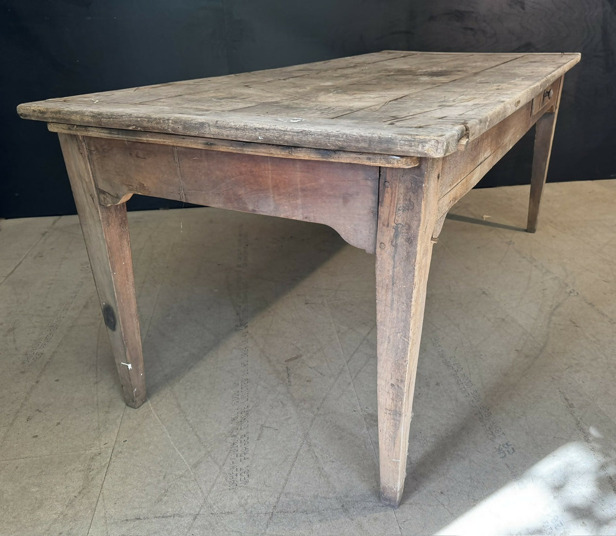 French Normandy Scrub Top Kitchen Dining Table