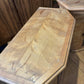 Satinwood Table Or Wall Small Vintage Display Cabinets. Lock & Key, Bevelled Glass