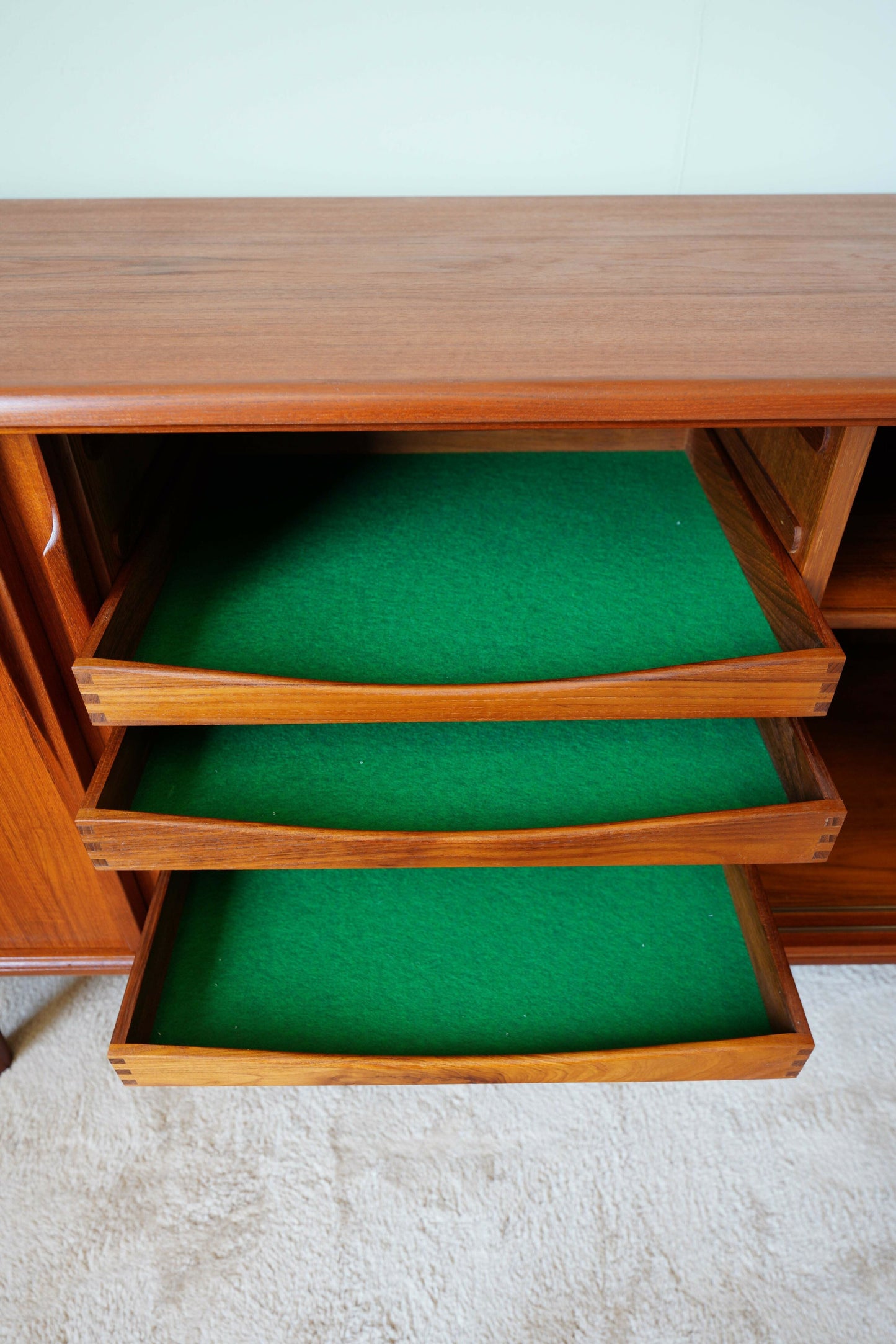 Axel Christiansen For Aco Møbler Teak Retro Sideboard – Denmark, C. 1960s