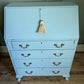 Blue Vintage Writing Bureau