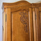 Wardrobe Vintage French Louis XVI Style Oak Four Door Carved Armoire LOT 6491