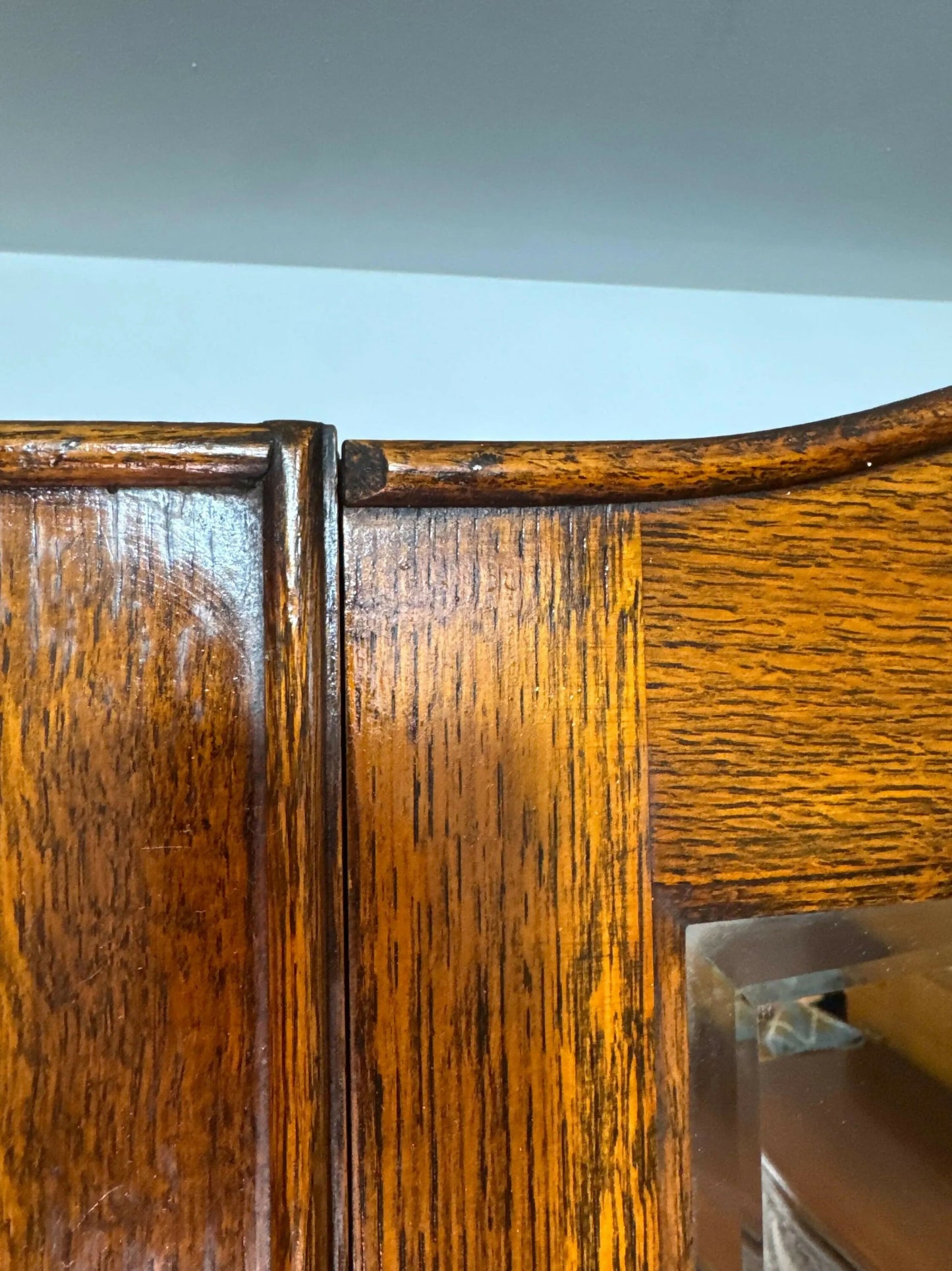 Mid century retro vintage art deco wardrobe mirror
