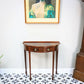 Demi-Lune Side Table Hall Table with Serpentine Front Reproduction