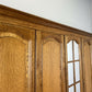 Wardrobe Vintage French Style Oak Five Door Mirrored Carved Armoire LOT 6517