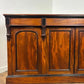 Large Victorian Flame Mahogany Sideboard