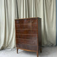 Vintage Tallboy Early Mid Century Chest Of Drawers Retro Scandi Danish R1207