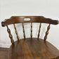 Pair of Oak Tub Style Spindle Back Chairs