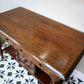 Victorian Mahogany Antique Side Table Wash Stand on Castors