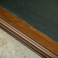 Victorian Mahogany Console Side Table with Leather Top & End Drawer