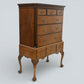 English Georgian Raised Chest Of Drawers Mahogany Cabriole Legs FREE Delivery*