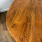 Custom Made Oval Elm Dining Table