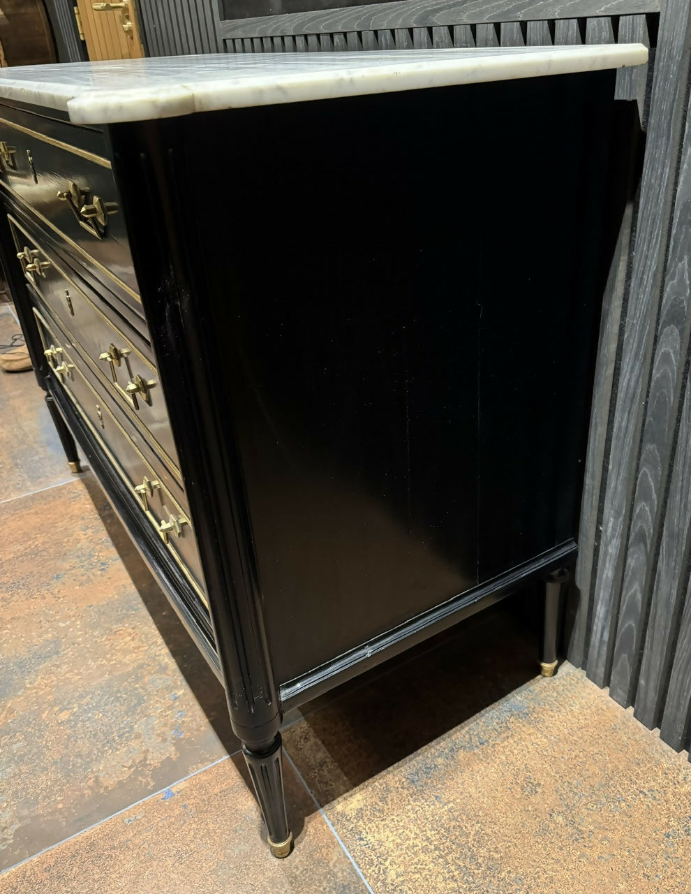 18th Century French Ebonised Louis XVI Commode
