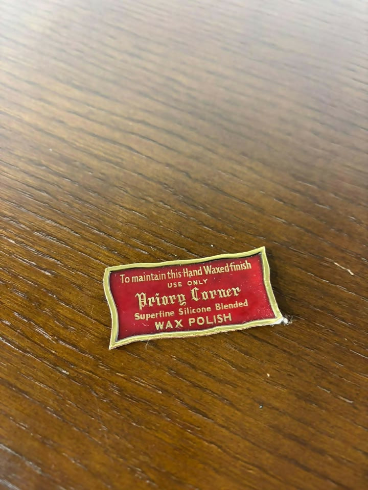 Vintage Priory Oak Cocktail Cabinet