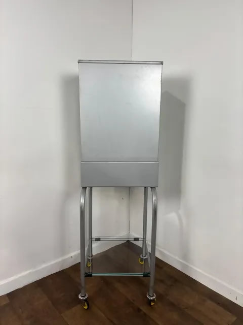 Vintage Clwyd Health Authority Medical Cabinet on Castors