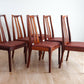 Mid century retro Nathan dining chairs set of 6