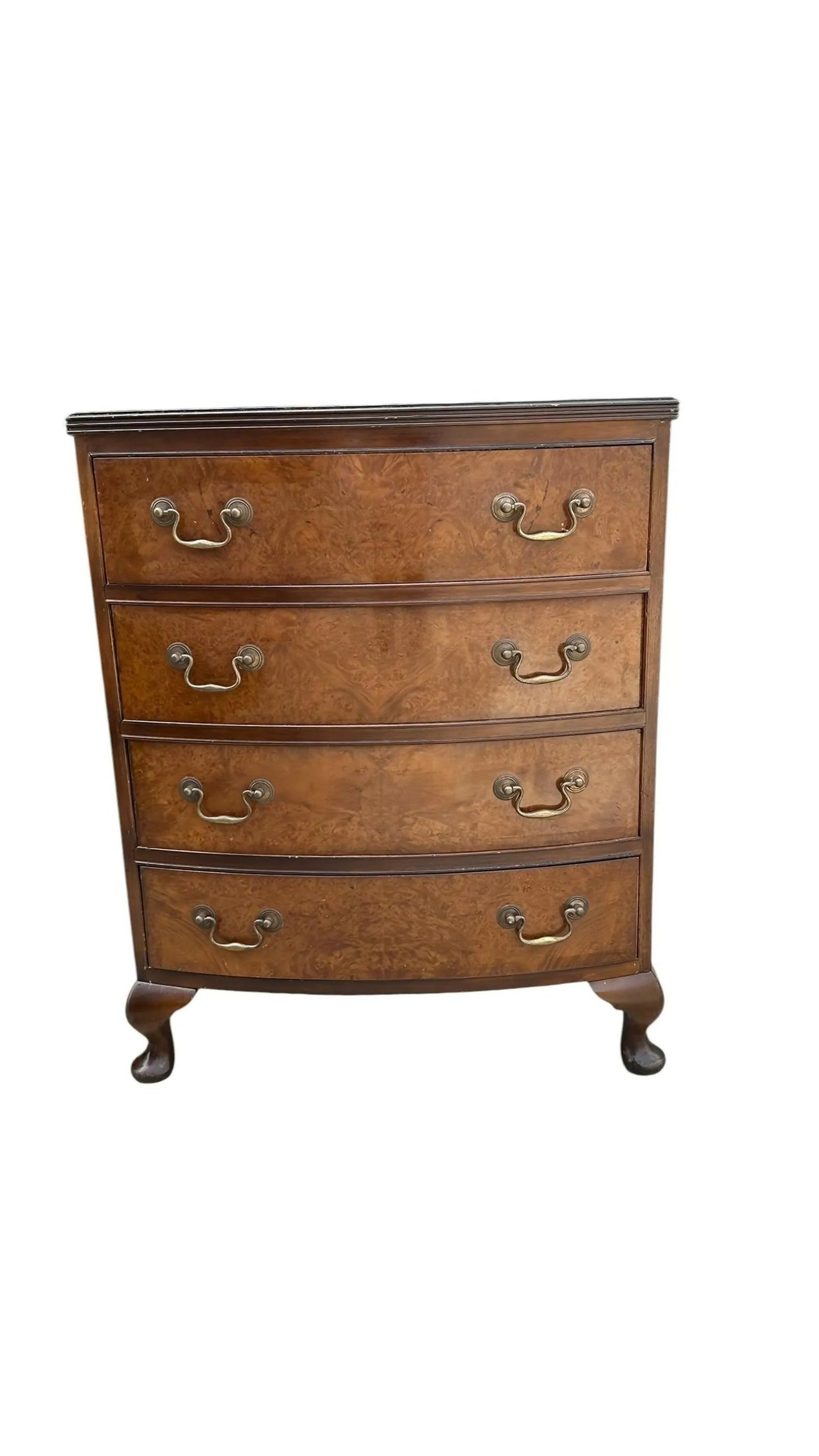 Vintage Georgian style Walnut chest of drawers / bedside table