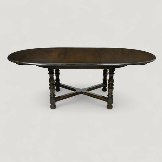 Ercol Woburn Extending Dining Table D End Seats 8-10 Model 705 FREE UK Delivery. SBR10930/1009E