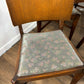 Vintage Oak Set Of Six Dining Chairs