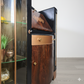 Large Art deco drinks display cabinet