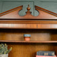 Georgian Style Open Fronted Bookcase Display Cabinet - Mahogany