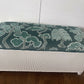 Porcelain painted switch green abstract forest vibe ottoman