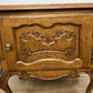 Pair of Bedside Tables Vintage French Louis Oak Nightstands Cabinets LOT 6220
