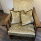 Antique 1910 Oak Reclining Gentleman’s Chair