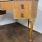 Vintage Walnut Triptych Dressing Table