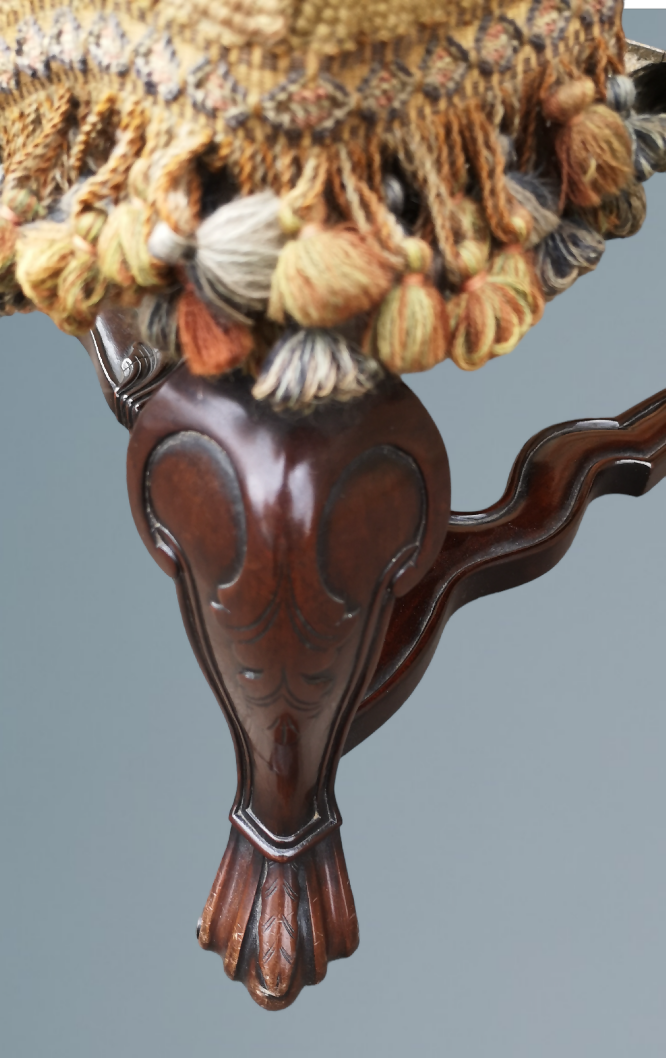An 18th Century Style Walnut Portuguese Armchair