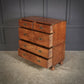 Vintage Mahogany Military Campaign Secretaire Chest