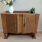 1930s Art Deco Quarter-Sawn Oak Sideboard Drinks Cabinet